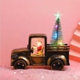 thumbnail image 3 of Yuarrent Juguete de camión en miniatura de Navidad, modelo de coche Vintage de dibujos animados, planta, decoración del hogar, regalo de Kits de decoración para fiestas No.2, 3 of 6