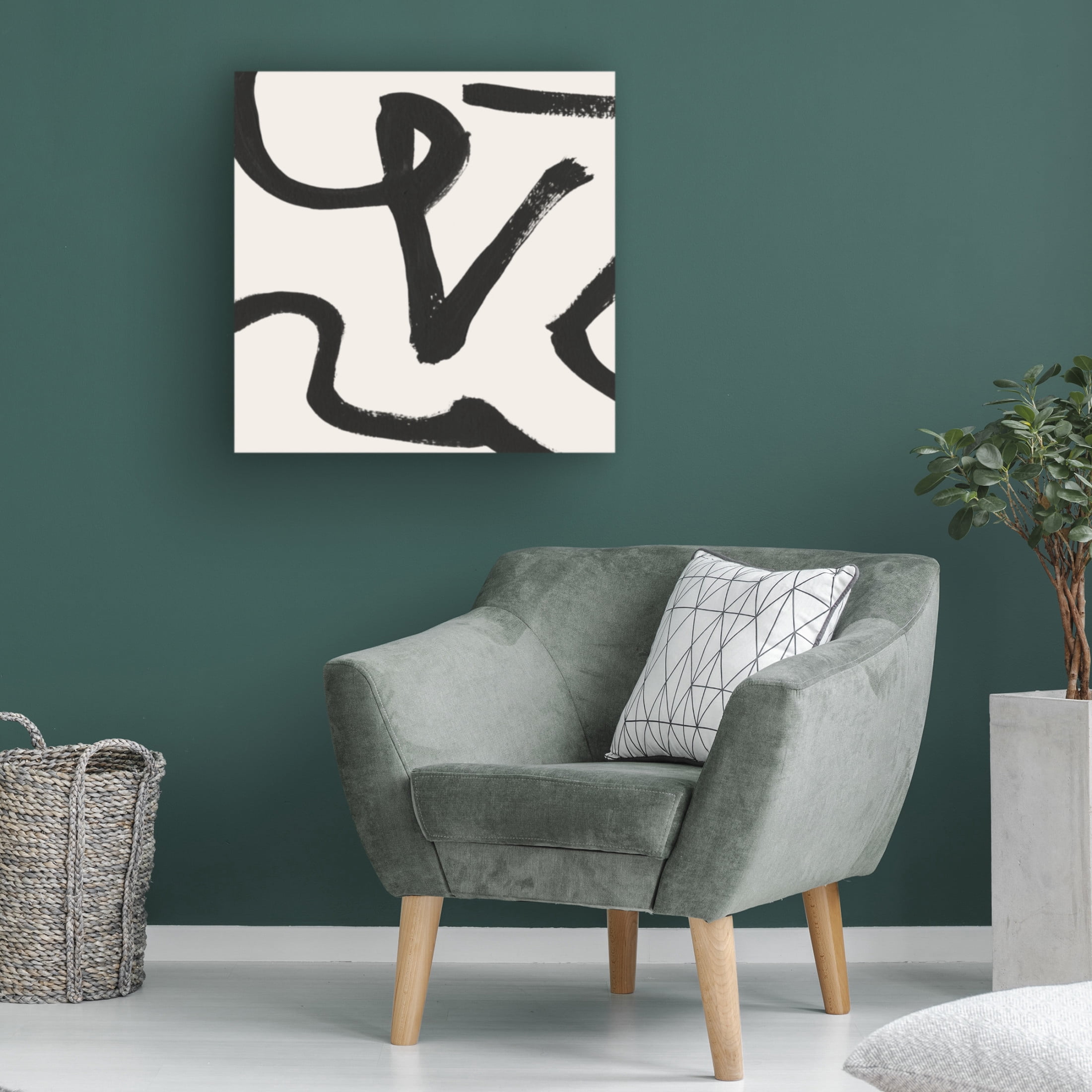 Trademark Fine Art Dan Hobday Curvy Lines Canvas Wall Art