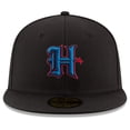 thumbnail image 2 of Men's New Era Black Houston Texans Omaha 59FIFTY Fitted Hat, 2 of 5