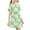 Multicolor3, variant on Girls Summer Nightgowns, Casual Flower Print Comfy Loose Girls' Sleepwear Multicolor Size 6-7T