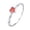 Silver, variant on YYKihy 2024 Love Ring Ring With Heart Set Diamond Zircon Ring