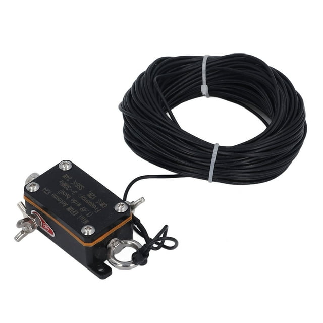 Demi-antenne Alimentée en Fin, Mini Antenne EFHW 3-30MHz Gamme de Fréquence Portable pour l'Écoute Radio