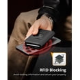 thumbnail image 3 of Cartera Smart Wallet YESIIW Airtag para hombre con bloqueo RFID, negra, 3 of 8