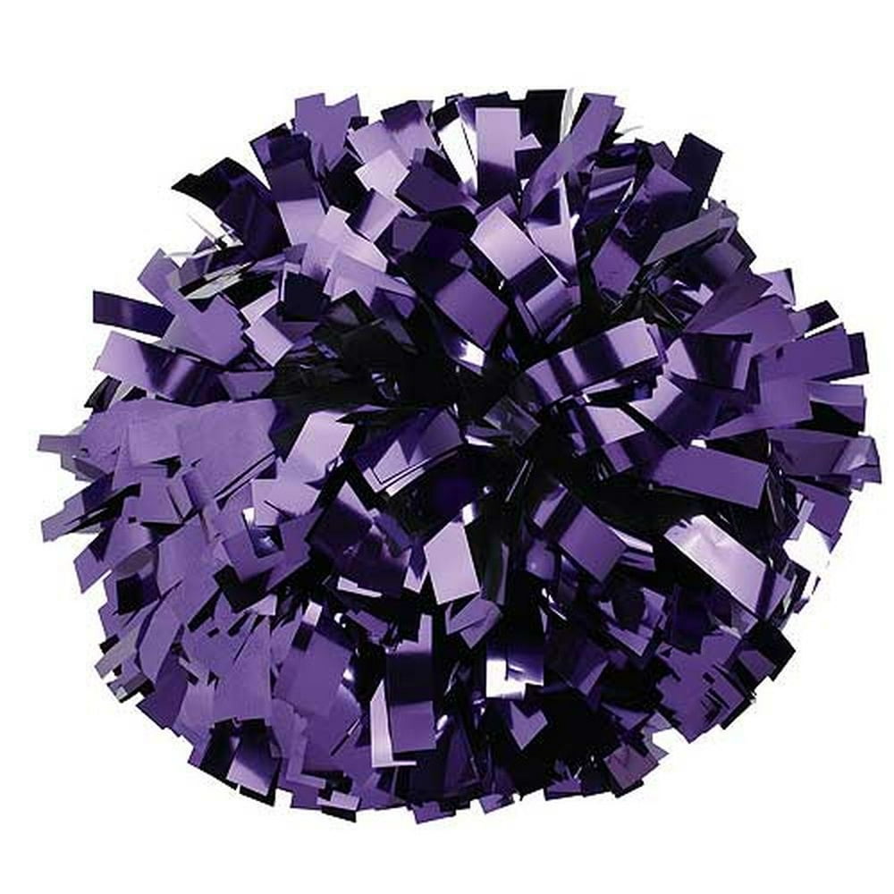 Pizzazz Metallic Purple Cheer Single Pom Pom