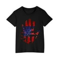 thumbnail image 3 of CFLVAEK 4th of July Shirts for Kids Novelty Patriotic Graphic Tees Summer Casual Short Sleeve Round Neck Cotton Tshirts Indenpendence Day Shirts 2025 7 Years, 3 of 10