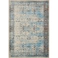 thumbnail image 1 of Unique Loom Tapis Impérial de Couleur Vive 7' 10 x 10' Rectangle Ivoire/turquoise, 1 of 1