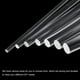 thumbnail image 3 of Uxcell 4 Pcs Varillas Redondas de Acrílico 1/4" x 10" Varillas de Dowel de Acrílico Transparentes - 6mm x 250mm, 3 of 5