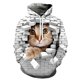 thumbnail image 3 of Sudadera con capucha con estampado 3D de gato lindo para hombres y mujeres, sudadera informal de manga larga de gran tamaño, sudaderas para hombres, 3 of 5