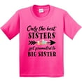thumbnail image 3 of Inktastic Only the Best Sisters Get Promoted to Big Sister Youth T-Shirt, 3 of 5