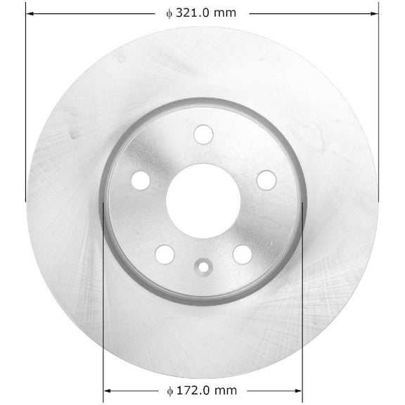 Bendix PRT5973 Premium Brake Rotor