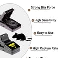 thumbnail image 4 of Feeke Mouse Traps, Mice Traps for House, Small Mice Trap Indoor Quick Effective Sanitary Safe Mousetrap Catcher for Family and Pet - 6 Pack, (M01-6Pack), 4 of 4