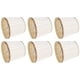thumbnail image 4 of Pantallas de tela de malla con borde dorado beige, juego de 6, con clip para candelabros y luces de techo E14, 4 of 8