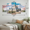thumbnail image 4 of Designart "Florida Enchantment Of Castles Coastal Wonders" Florida Art Living Room Set, 4 of 5