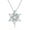 White, variant on Opal Snowflake Necklace Pendant