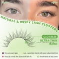 thumbnail image 2 of Kit de extensión de pestañas WTVANE Natural Lash Clusters Wispy, 2 of 7