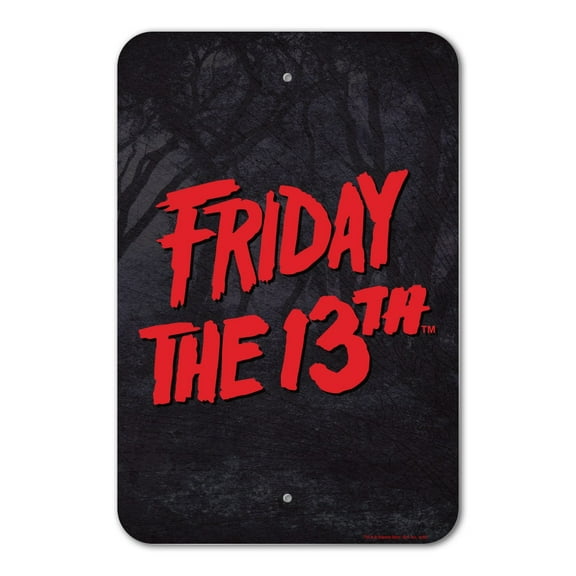 Friday the 13th Logo Home Business Office Sign