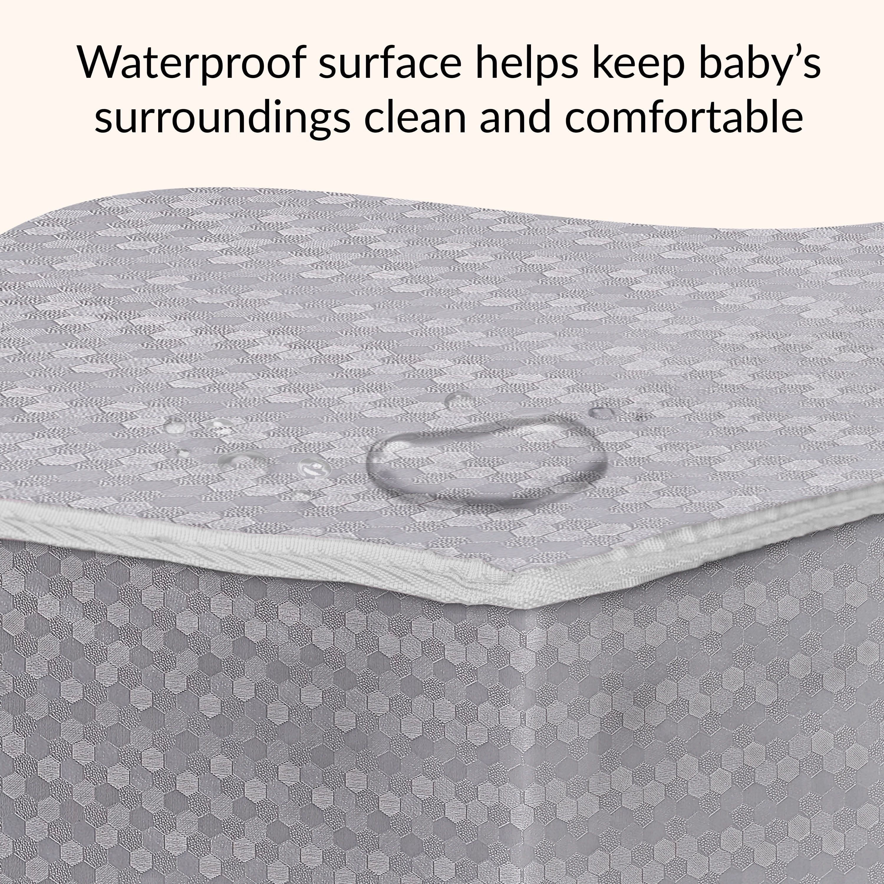 Dream On Me, Superior Slumber 6' 112 Coil Inner Spring Crib And Toddler Mattress In Grey