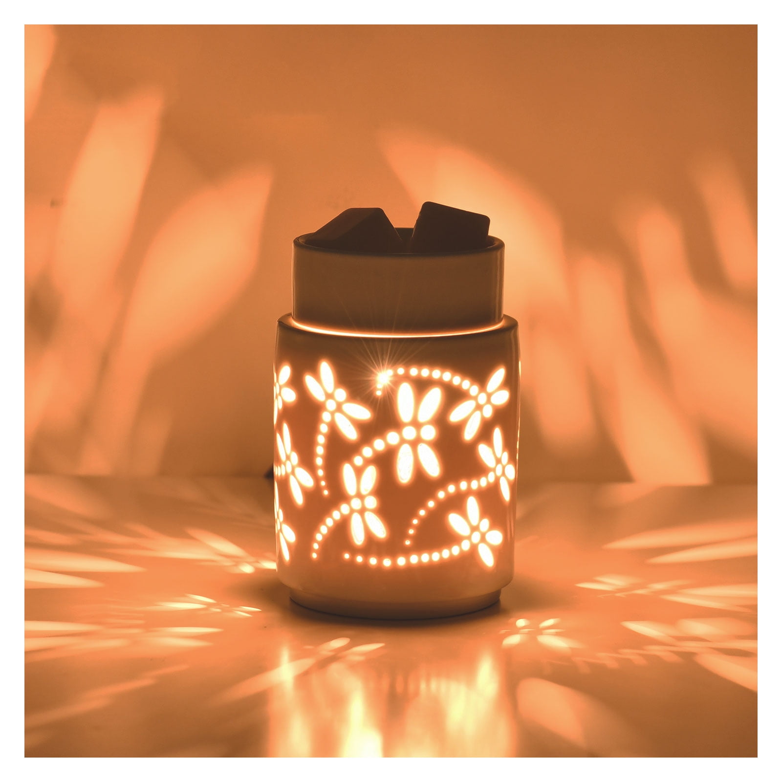 Kobodon Ceramic Wax Melt Warmer,Candle Wax Warmer for Scented Wax,Wax Melt Wax Cubes Melter