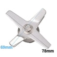 thumbnail image 4 of 5X Lames de Mixeurs pour TWK TM-767 TM-800 -767 800 Pcs de Rechange en Acier Inoxydable, 4 of 5