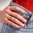 thumbnail image 4 of KISS imPRESS Design Valentine's Day Press on Nails, Lover, Red, Medium Almond, 30 Count, 4 of 13