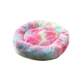 thumbnail image 4 of Plush Super Soft Pet Bed Dog Round Cat Winter Warm Sleeping Cushion Mat Portable Cat Supplies, 4 of 9