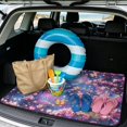 thumbnail image 2 of Xixirimido Universal Car Trunk Mat 29" x 39", All Weather Trunk Protection Durable Cargo Liner Mat Auto Interior Accessories Fit for Most Car Models, Butterfly Cherry Blossom Galaxy, 2 of 7