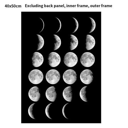 Moon Painting Frameless Wall Hanging frameless painting Moon Phase Painting Wall Picture Living Room Decor, 40x50cm, Type E | Walmart Canada Moon Painting Frameless Wall Hanging frameless painting Moon Phase Painting Wall Picture Living Room Decor, 40x50cm, Type E | Walmart Canada