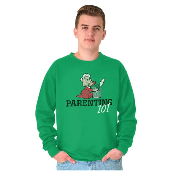 Sweet Pea Parenting 101 Veggies Sweatshirt for Men or Women Brisco Brands S