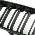 thumbnail image 6 of Gloss Black Front Kidney Grille Fit for BMW 3 Series F30 F35 2012-2017 Dual Slats, 6 of 7