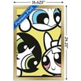 thumbnail image 3 of The Powerpuff Girls - Group Faces Wall Poster, 14.725" x 22.375", Framed, 3 of 3