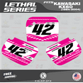 thumbnail image 3 of Kalair GFX Graphics Kit for Kawasaki KX60 (1984-2004) Lethal Series, 3 of 5