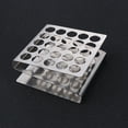 thumbnail image 3 of Shisuyan Stainless Steel Test Tube Rack Metal Test Tube Holder Z Shaped Test Tube Stand for Laboratory, 3 of 9