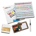thumbnail image 1 of Portable Travel Wooden Handmade Paint Palette Oil Painting Tray Box, 1 of 8