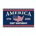 thumbnail image 4 of Usa 250Th Anniversary, 250Th Anniversary Flag, Patriotic Decorations, 36X60 In, Aged Red Off-White, Street Celebrations, Backyard Parties, Reinforced Grommets, 1 Pc, 4 of 7
