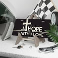 thumbnail image 3 of Hope Faith Love Graphic Front License Plate, Metal License Plate, Funny Standard Plates Personalized Novelty Decorative For Men/Women/Boys/Girls Car 6×12 Inch, 3 of 6