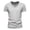 Grey, variant on Men's Casual T-Shirt, V-Neck Short Sleeve Solid Color Cotton Top, Basic Everyday Wear for Summer and Relaxed Outfits White XXXL