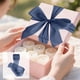 thumbnail image 1 of Cinta De Poliéster 1Pcs 5m Threaded Glitter Ribbon Chiffon Crinkle Satin Bow for Gift Box Bouquet Wedding Card Decoration in Navy Blue JASKFLY, 1 of 8