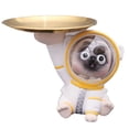 thumbnail image 4 of Bandeja de almacenamiento de estatua de astronautas, forma única, bandeja para llaves más suave para decoración del hogar, adornos, regalos navideños, 4 of 8