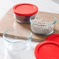 thumbnail image 5 of Pyrex Simply Store 2-Cup Glass Food Storage Container, Round, Set of 3, 5 of 6