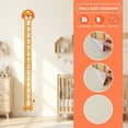 thumbnail image 3 of REGALWOVEN Cartoon Animals Height Chart Sticker, Peel and Stick Growth Chart with Age and Average Height Markings for Teens Baby Bedroom Orange 66.1 x 8.3 Inch, 3 of 7