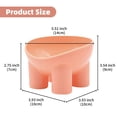 thumbnail image 3 of Elevated Tilted Pet Bowl, Ergonomic Raised Feeding Dish For Small Dogs And Cats, Non-Slip Tilted Food Water Bowl, Raised Design For Comfortable Eating Posture, 3 of 7
