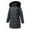 Darkgray_Chevron, variant on Women's Winter Down Coats Waterproof Thicken Hooded Insulated Quilted Puffer Jacket, Black 2XL