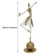 thumbnail image 3 of Decoración metálica para jardín Metal para jardín Pájaro bailarín Bailarina Decoraciones para exteriores Estatua metálica para exteriores para camino de granja 13,8 pulgadas, 3 of 7