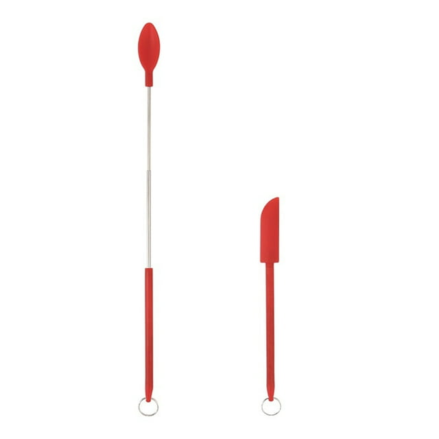 Jar Scraper,2Pcs Mini Silicone Spatula Kitchen Spatula Mini Spatula Impressive Results
