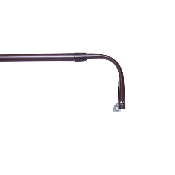 Lunar Fast Fit Easy Install Basic Adjustable Curtain Rod, Easy to Install
