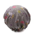 thumbnail image 2 of 1 Pcs Bonnet de Douche Imperméable, Bonnet de Bain Élastique Réutilisable Imprimé Licorne (06 Bonnet Gris Licorne), 2 of 8