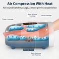 thumbnail image 2 of CINCOM Upgraded Hand Massager, Rechargeable Hand Massager with Heat and Compression for Arthritis and Carpal Tunnel with Touch Screen,Gifts for Women Men Elderly FSA/HSA Eligible, Blue, 2 of 5