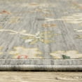 thumbnail image 2 of Oriental Weavers Lucca Area Rug 5507E Casual Gray Medallion Floral 3' 3" X 5' Rectangle, 2 of 3