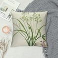 thumbnail image 2 of COMIO  Flower Trow Pillow Covers  Spring Wildflower Decorative Pillow Covers Farmhouse Sage Green Plant Floral Rustic Cushion Cases for Outdoor Couch Sofa Home Decor, 2 of 5