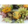 thumbnail image 3 of Admired By Nature GFW6002-NATURAL Fall Wreath, 24-Inches, Orange, 3 of 5
